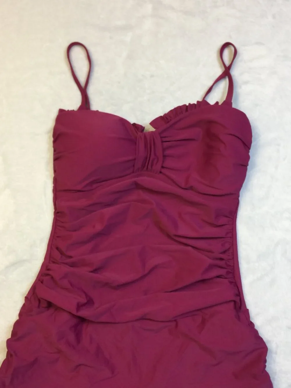 Shore Shapes Swimwear One Piece Size 10 Womans Pink Wireless Retro Pinup Resort